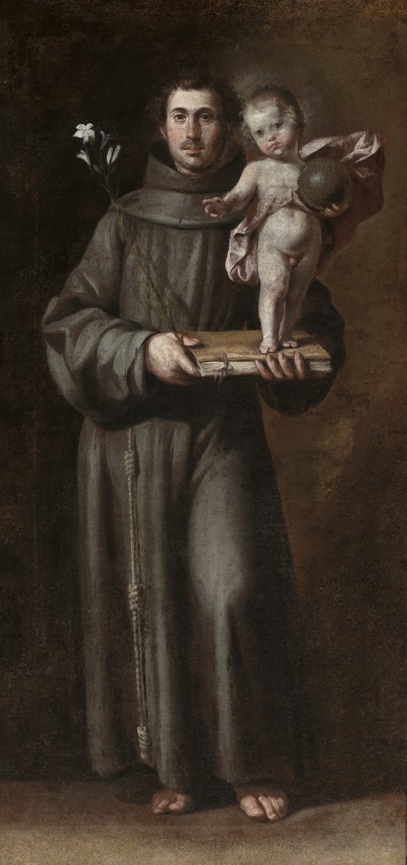Den hellige Anthony av Padua av Antonio del Castillo y Saavedra