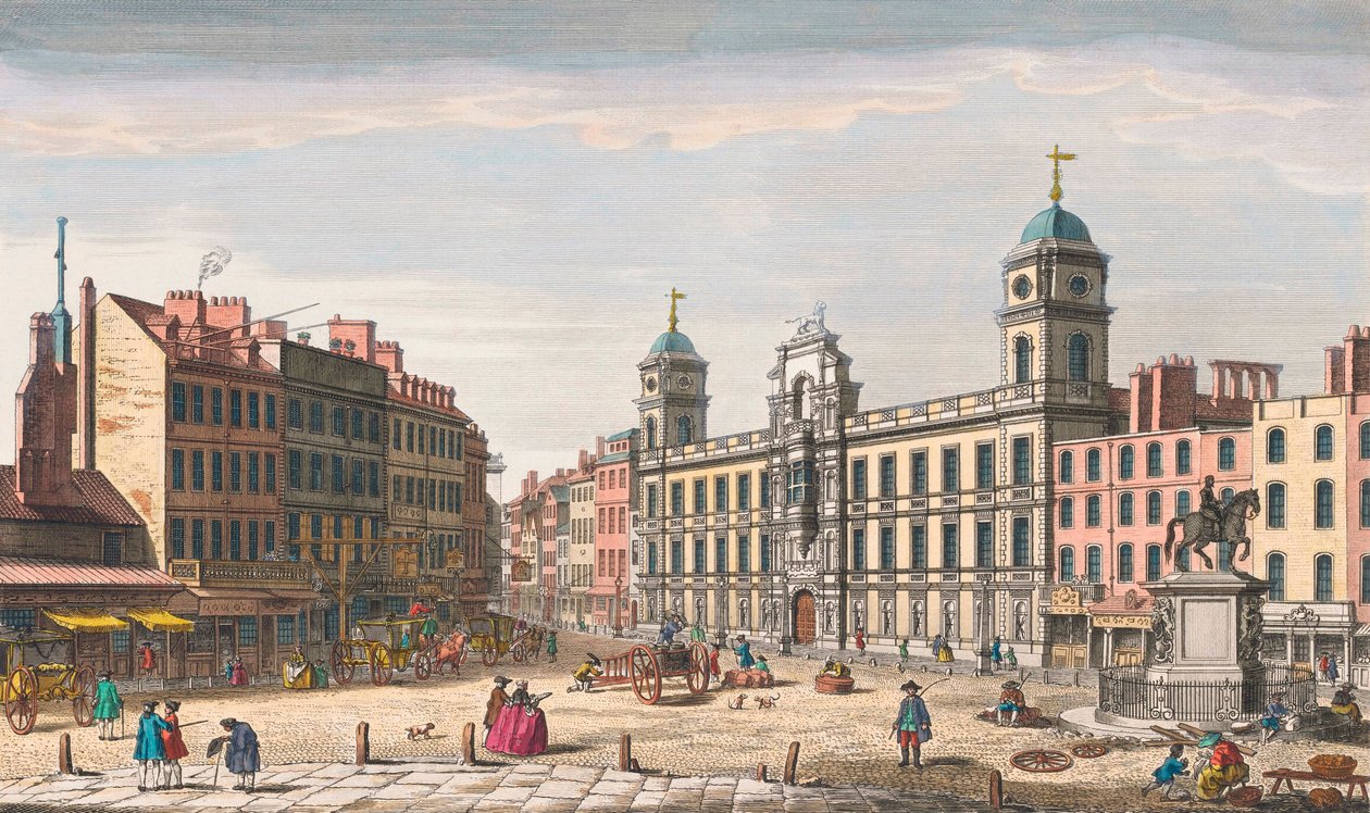 Northumberland House, Charing Cross av Antonio (after) Canaletto