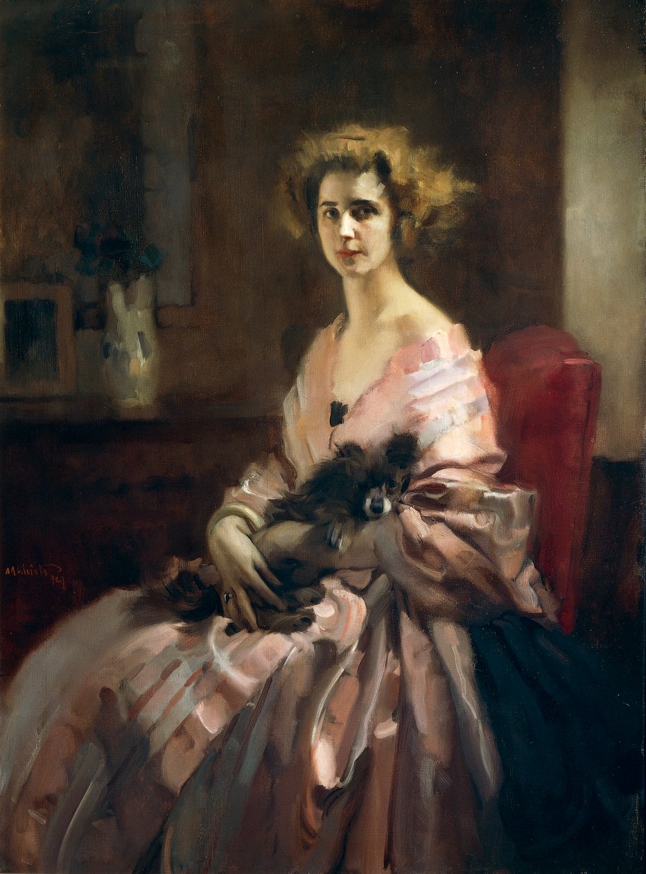 Dame i rosa av Antonio Ambrogio Alciati