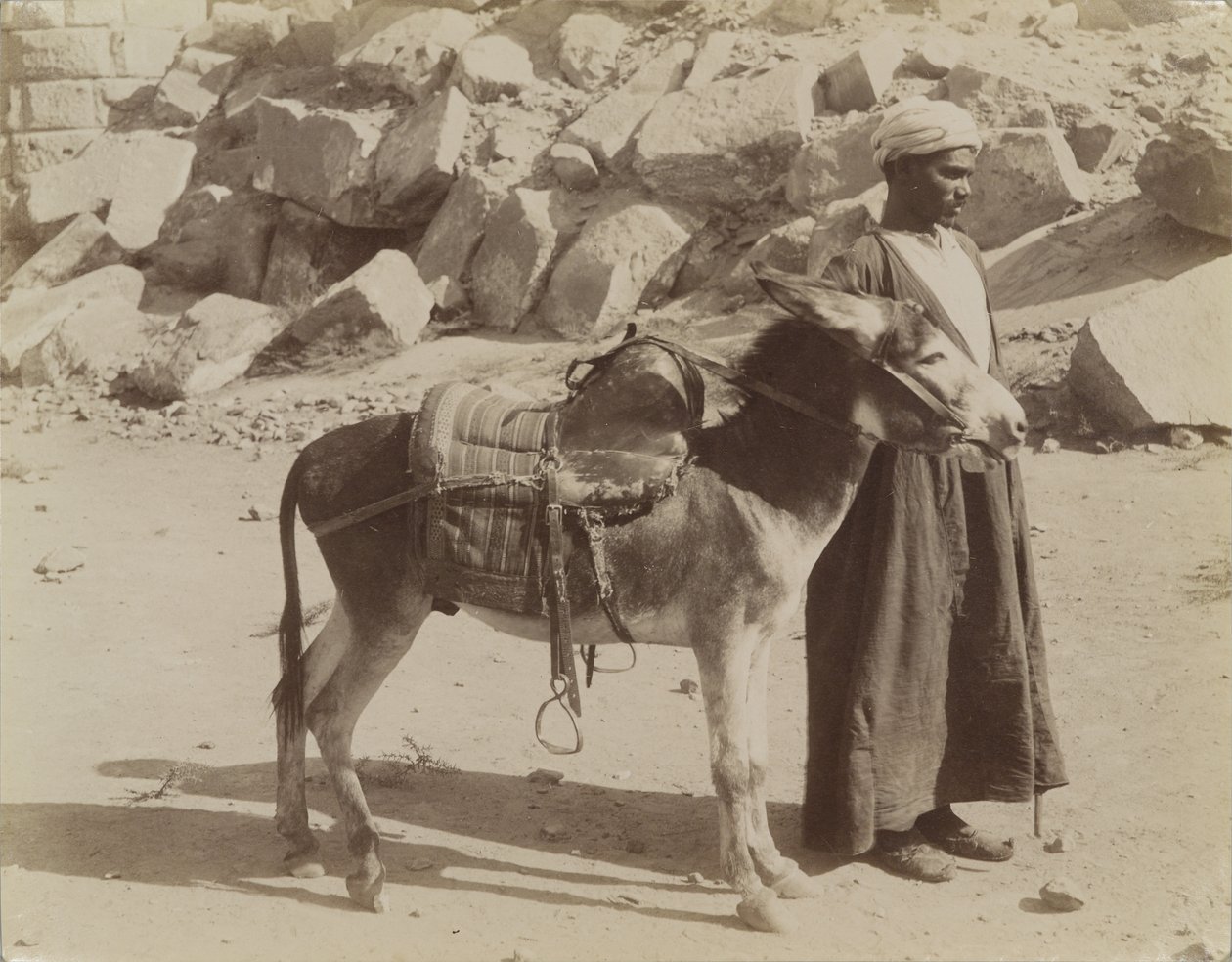 Bourier og Bouriquer, Egypt av Antonio Beato