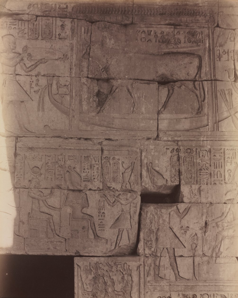 Deir el-Medineh, Sacred Barge av Antonio Beato
