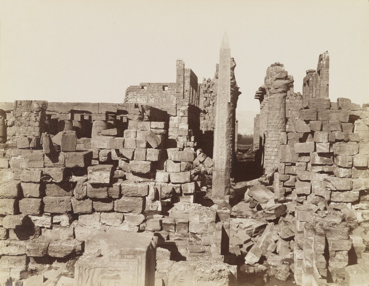 Karnak-tempelet, Egypt av Antonio Beato