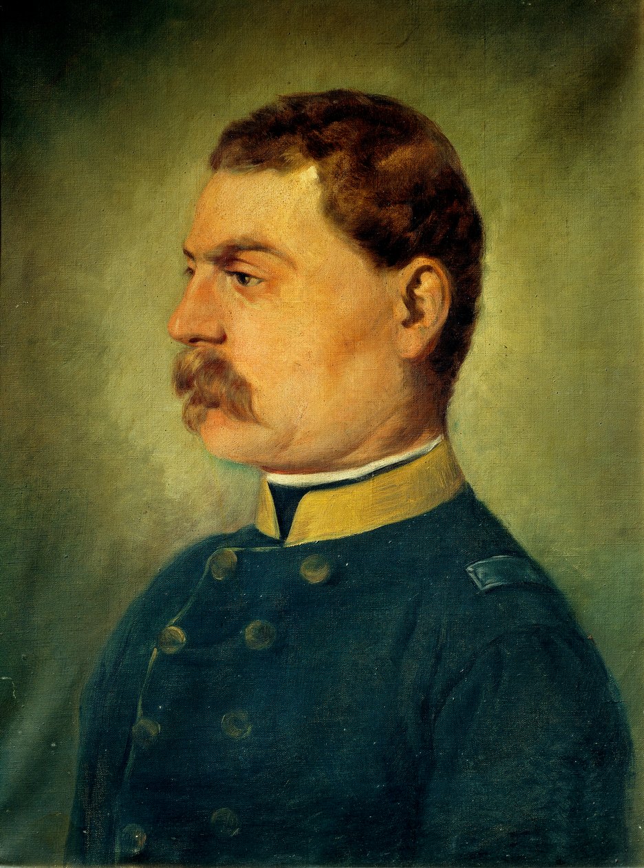 Offiseren (olje på lerret) av Antonio Bignoli