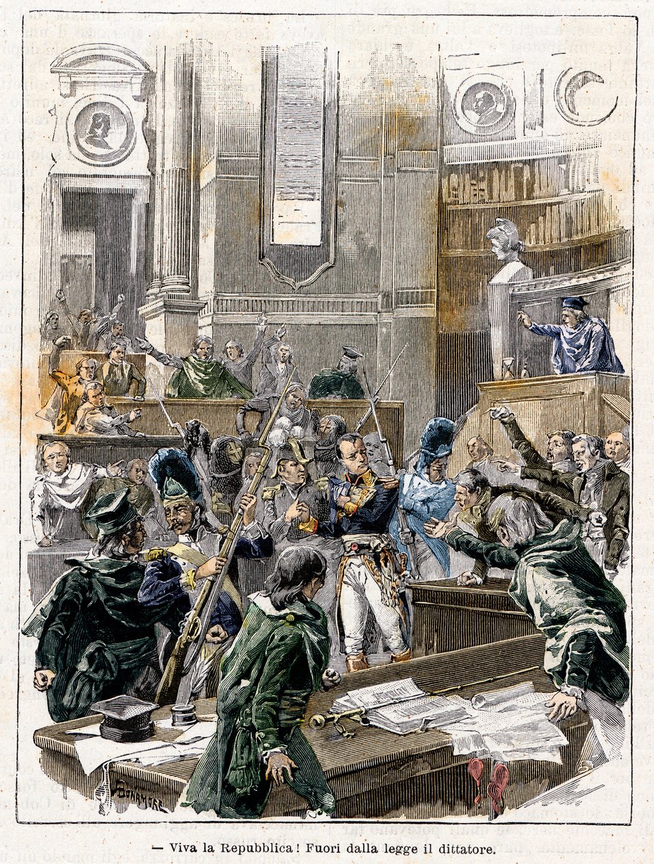 Fructidors støt, 4. september av Antonio Bonamore