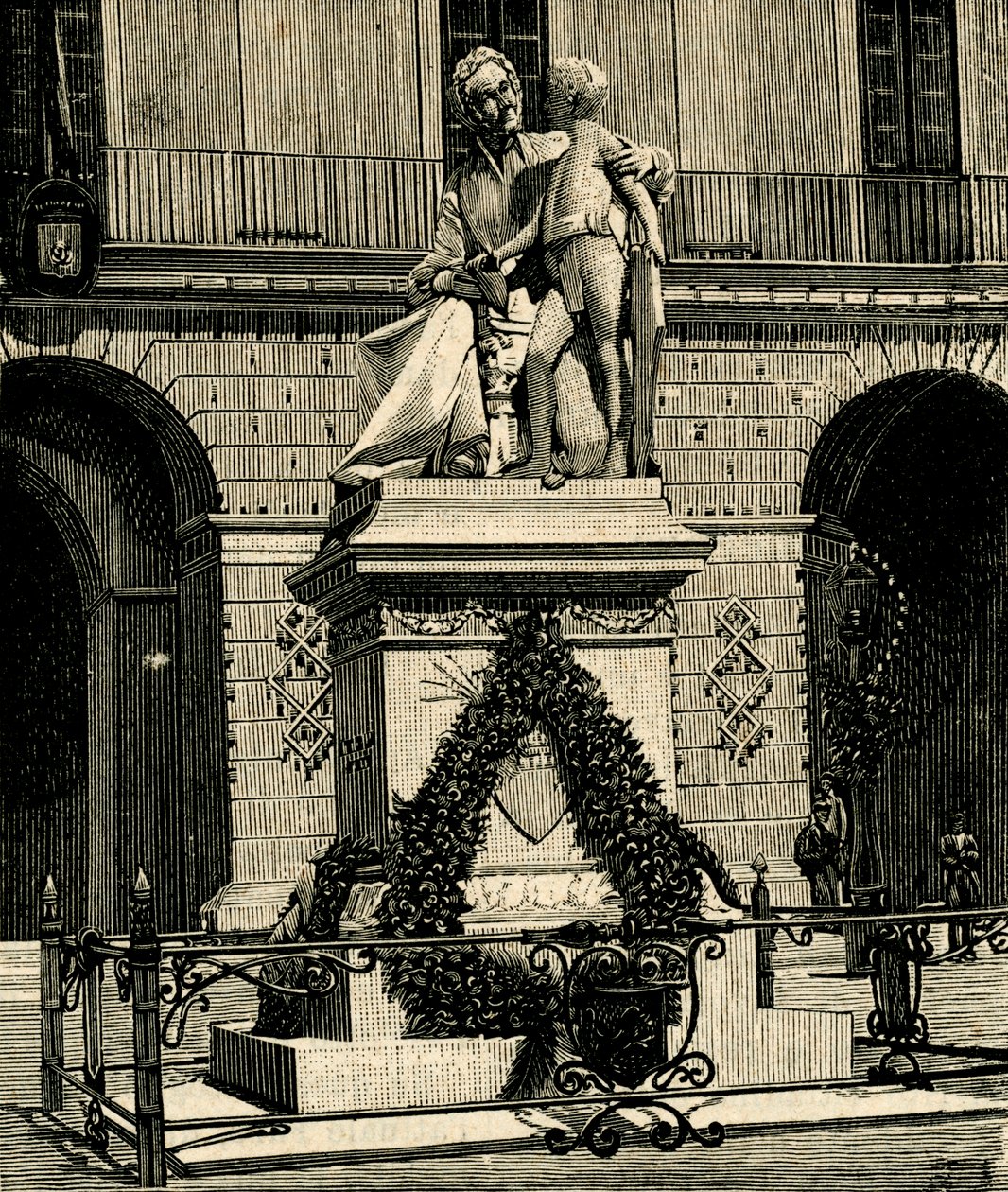 Monument til Francesca Capece (1769-1848), av Antonio Bortone (1844-1938), Maglie, Apulia, Italia av Antonio Bortone