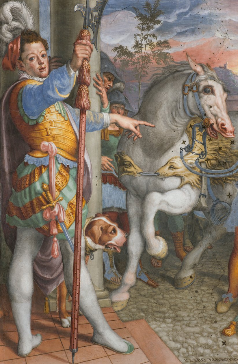 Apse, Antonio Campi, Jesu møte med høvedsmannen Cornelius 1582-84, detalj av Antonio Campi