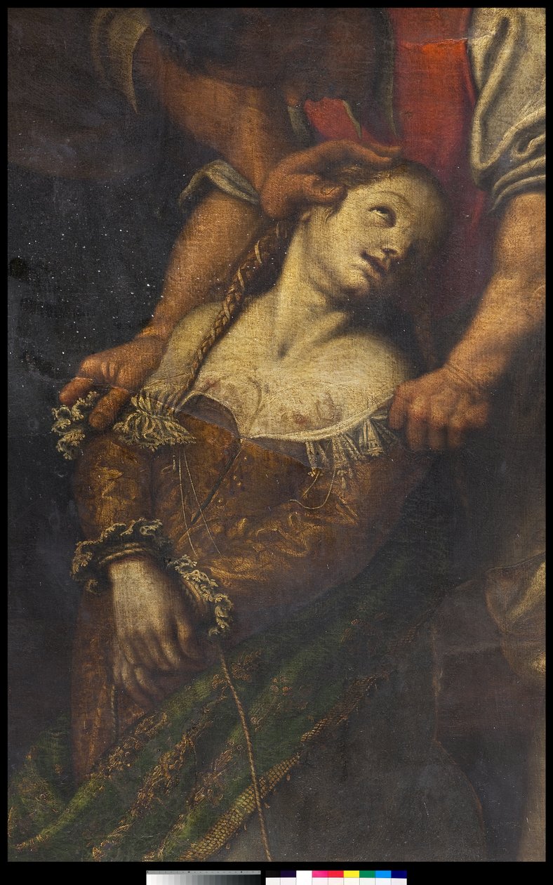 Martyrdommen til Saint Catherine av Antonio Campi