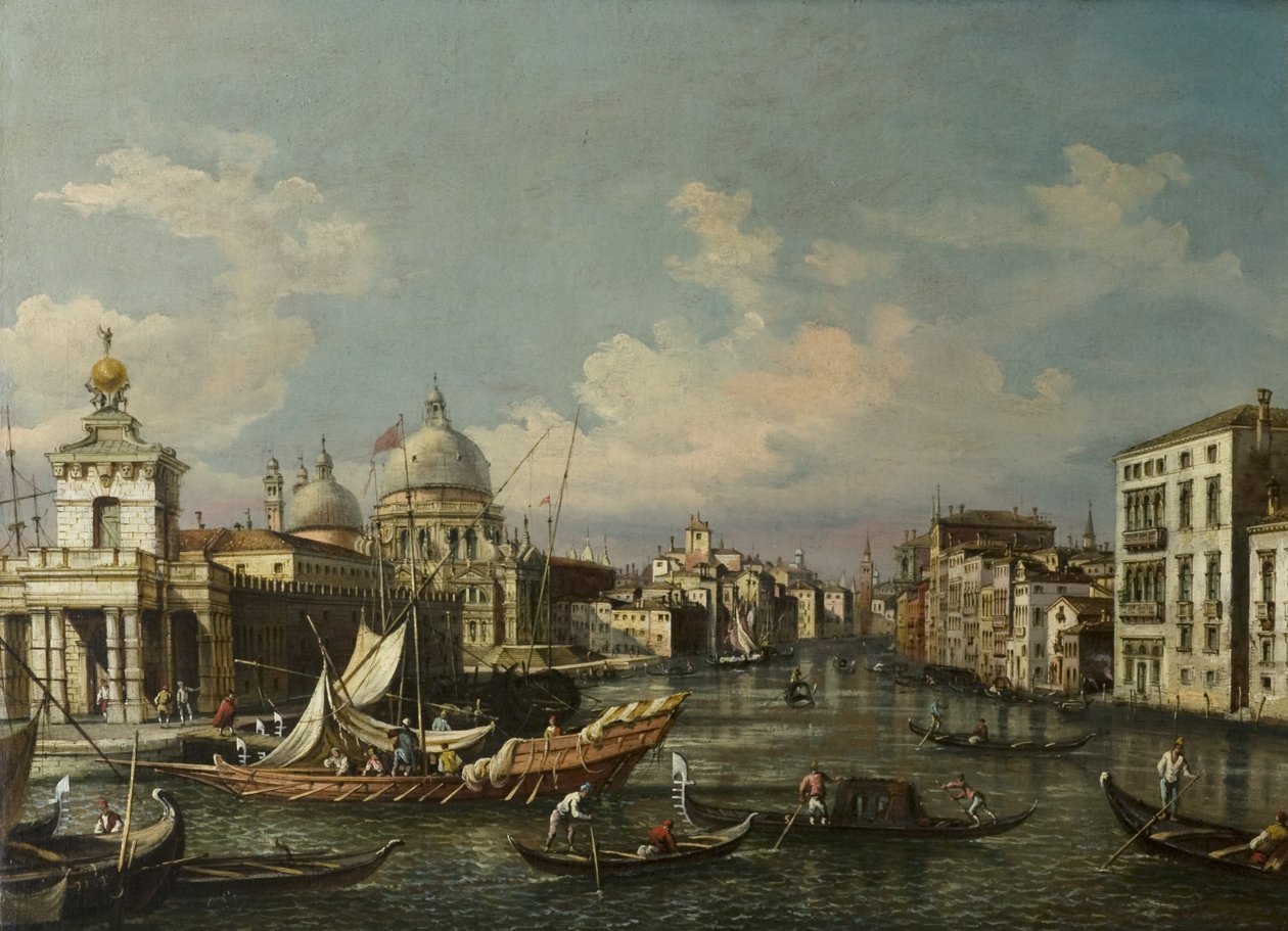 Munningen av Canal Grande av Giovanni Antonio Canal