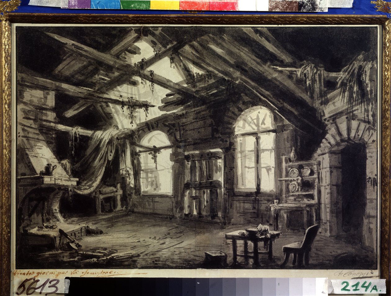 Scenografi for "Thirty years of a gambler