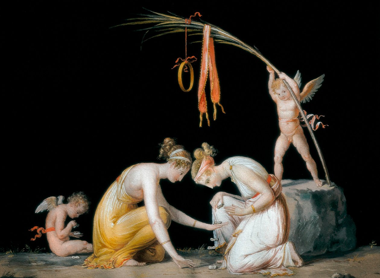 Astragals spillere av Antonio Canova