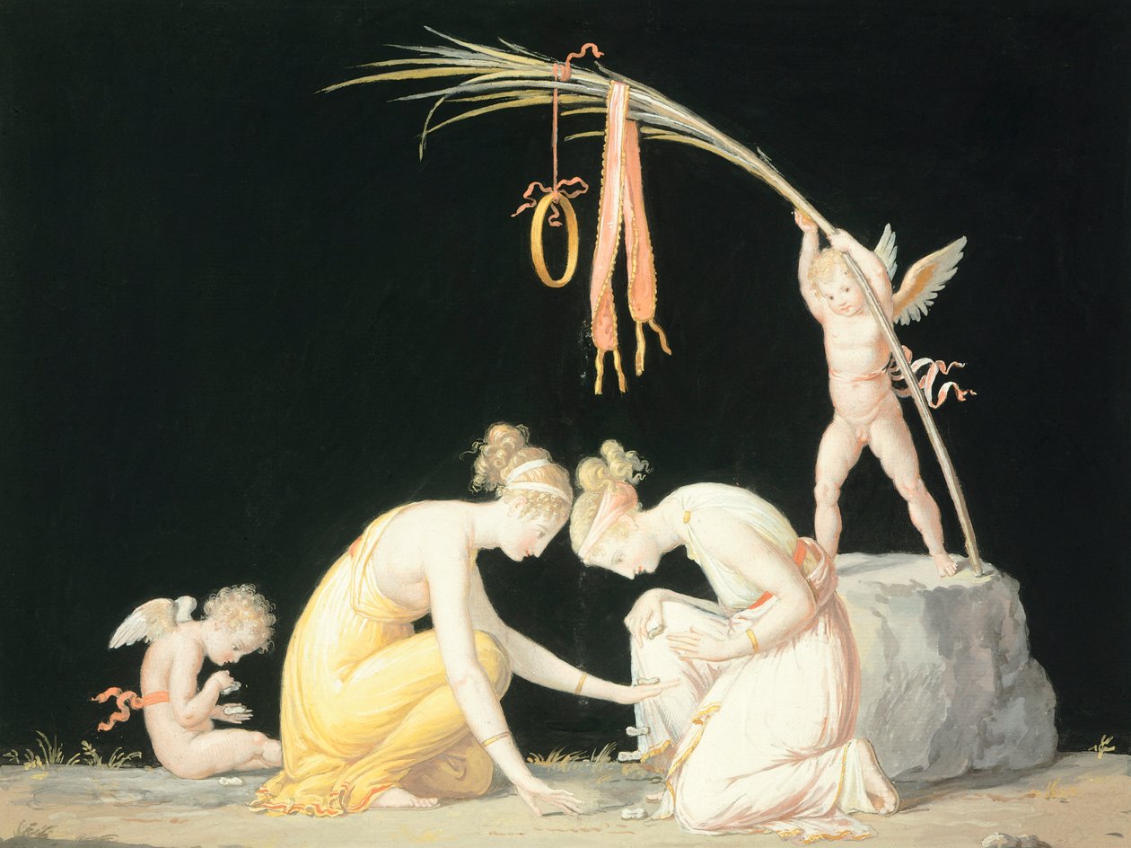 Astragals Players, ca. 1799 (akvarell) av Antonio Canova