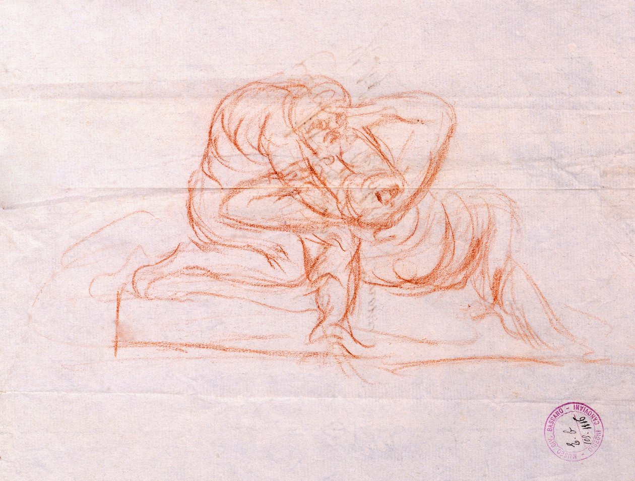 Amor og psyke (tegning) av Antonio Canova