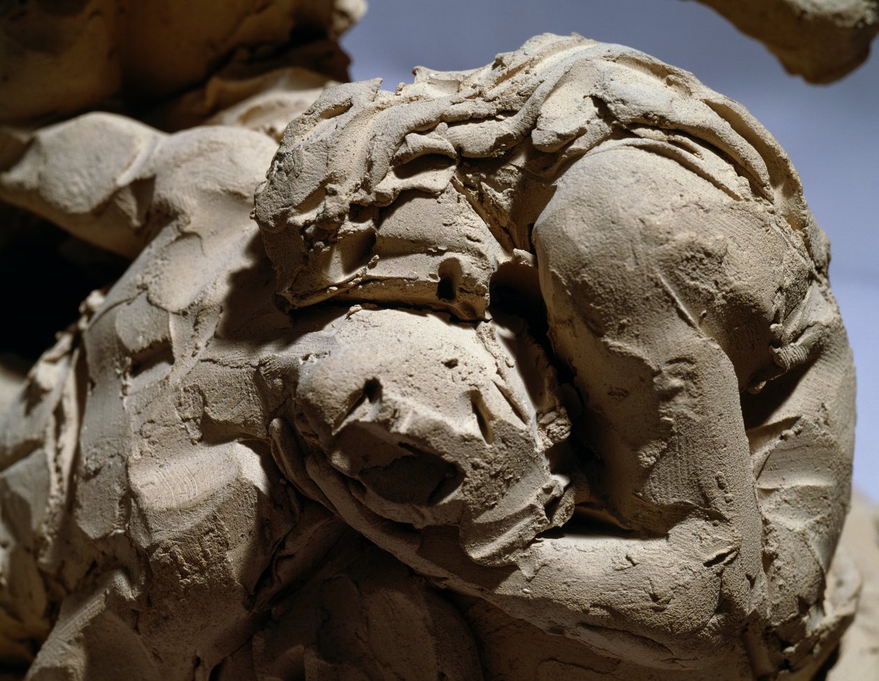 Eva og Abel, detalj fra Adam og Eva som fant Abels kropp av Antonio Canova