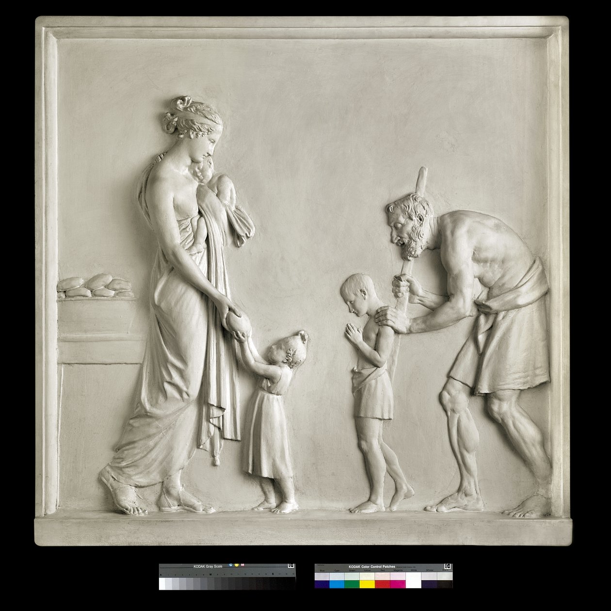 Feeding the Hungry, 1795 (gips) av Antonio Canova