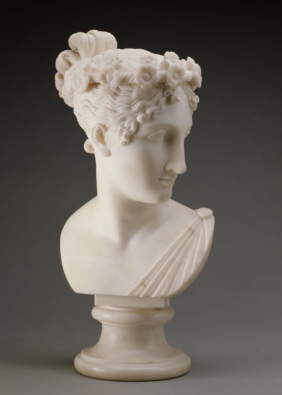 Leder for en danser, 1820 (marmor) av Antonio Canova