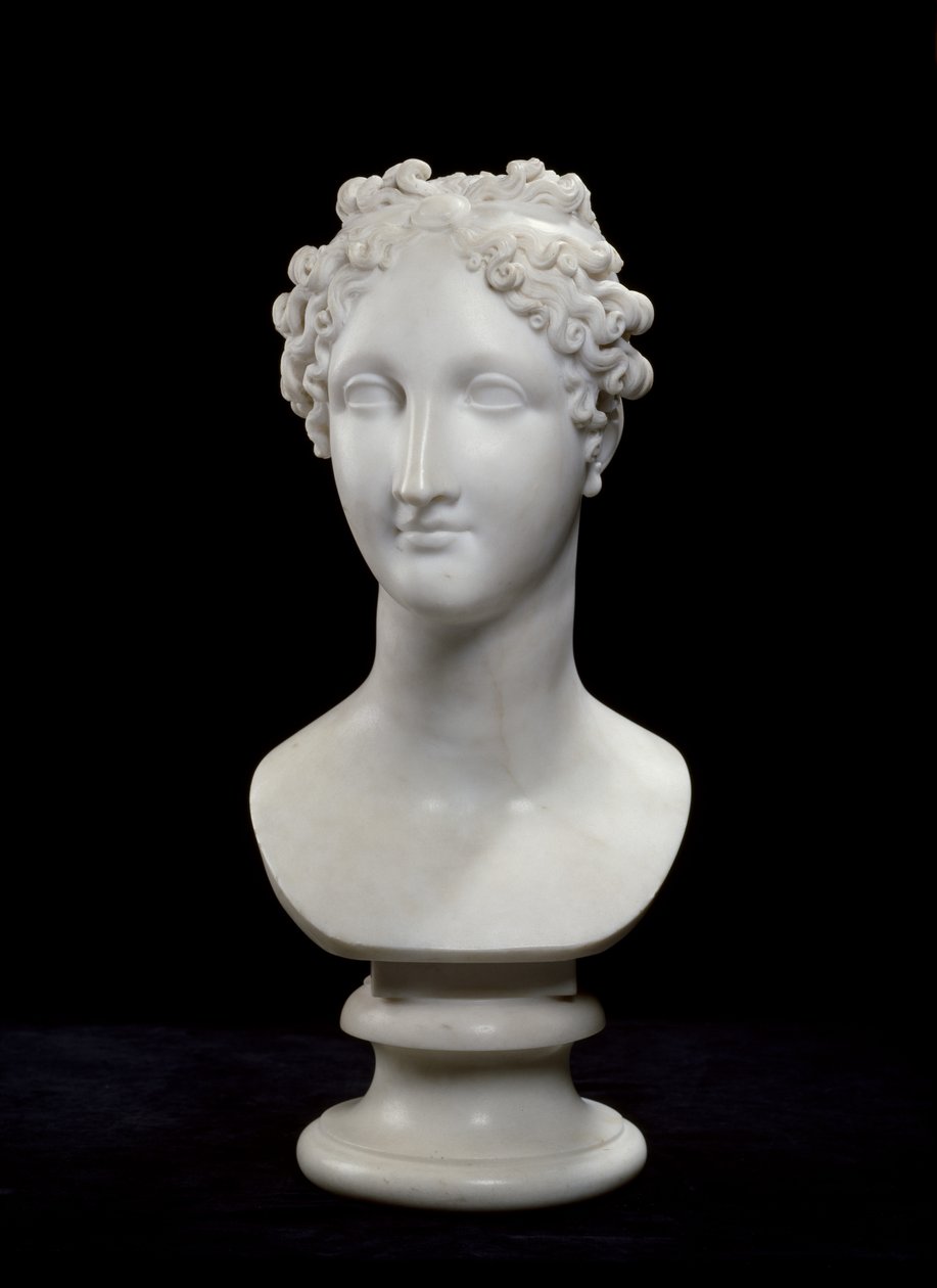 Ideell hode, 1816 (marmor) av Antonio Canova