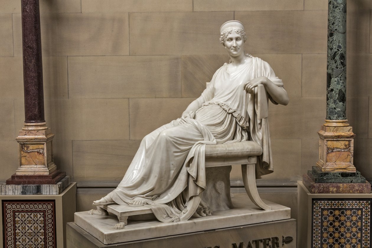 Letitia Ramolino Bonaparte, ca. 1804-07 (marmor) av Antonio Canova