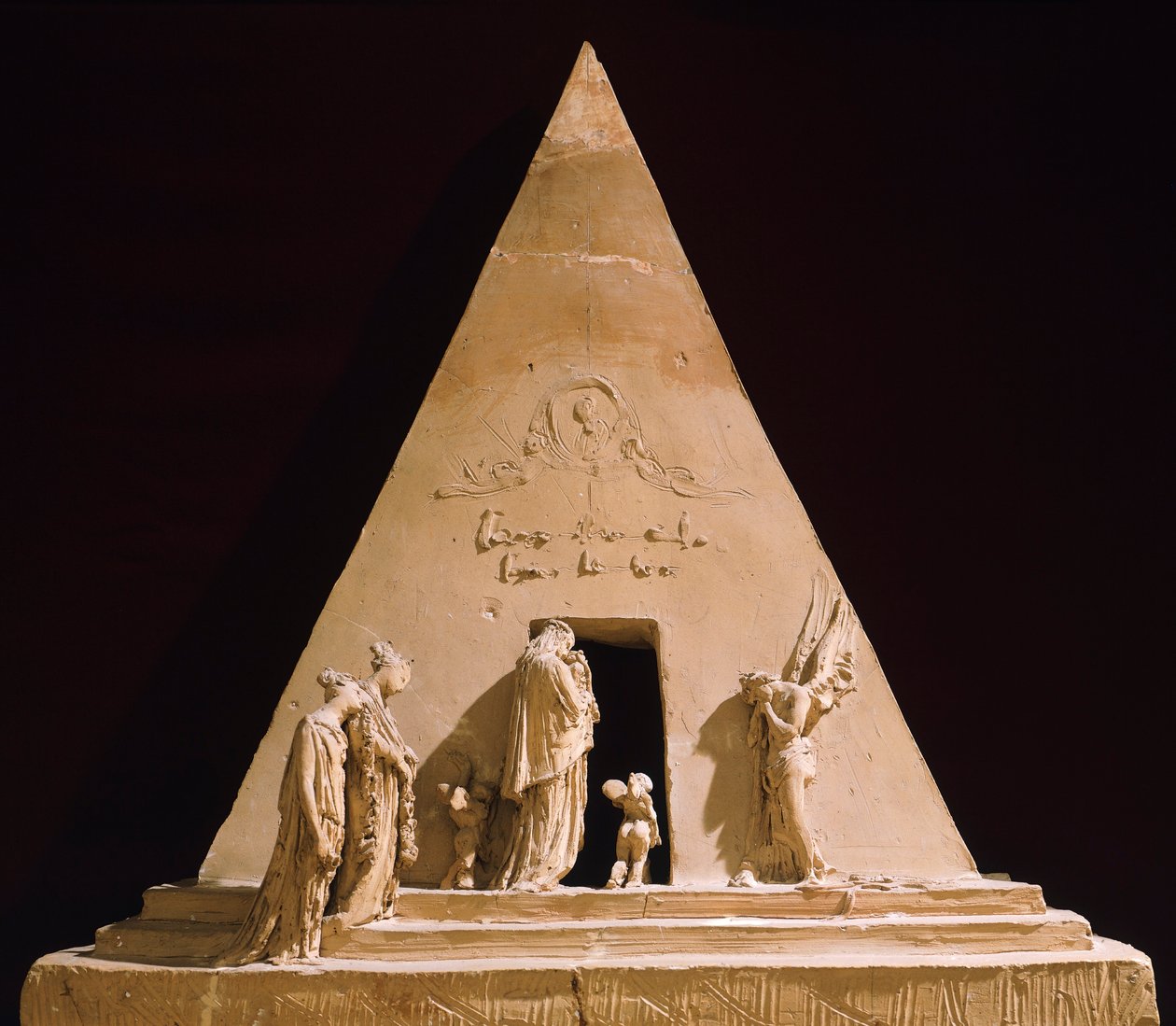 Monument til Titian av Antonio Canova (1757-1822), terrakottamodell av Antonio Canova