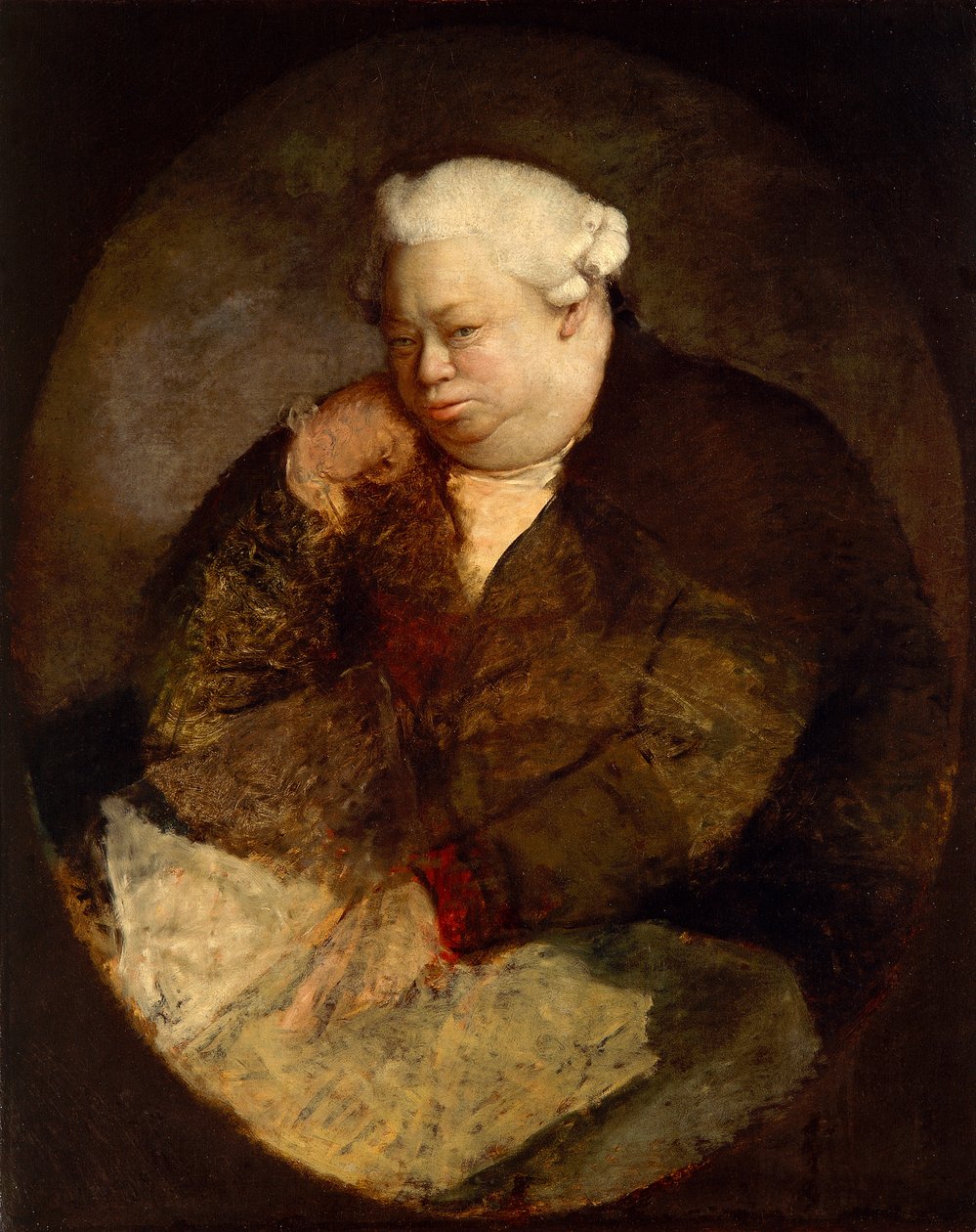 Portrett av Amedeo Swayer av Antonio Canova (1757-1822) Olje på lerret av Antonio Canova