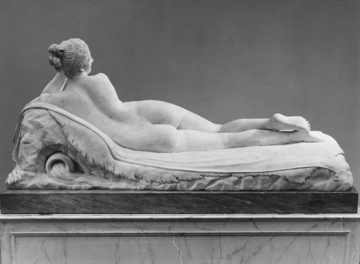 Tilbakelent Naiad av Antonio Canova