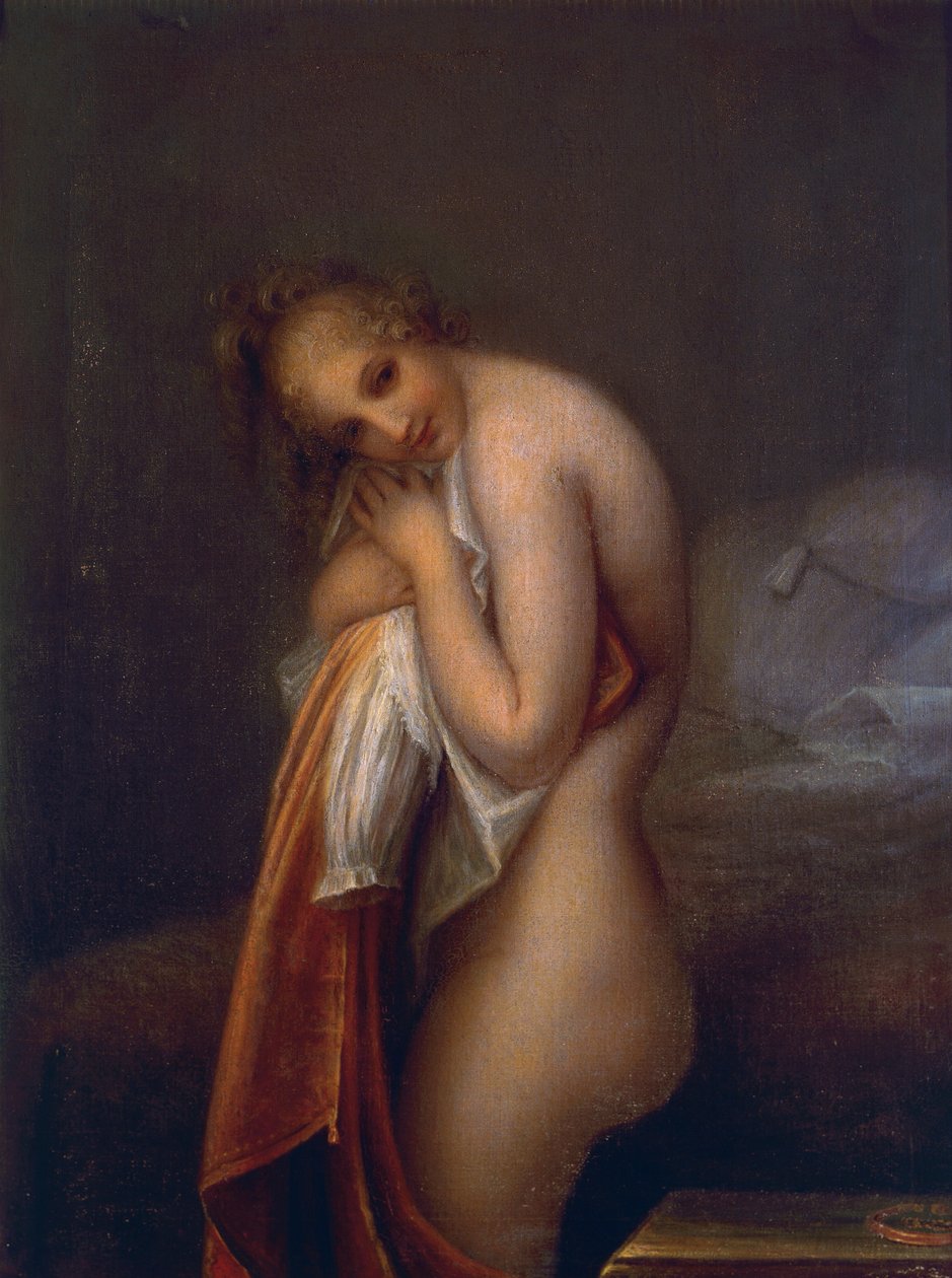 Surprise, av Antonio Canova (1757-1822), olje på lerret av Antonio Canova
