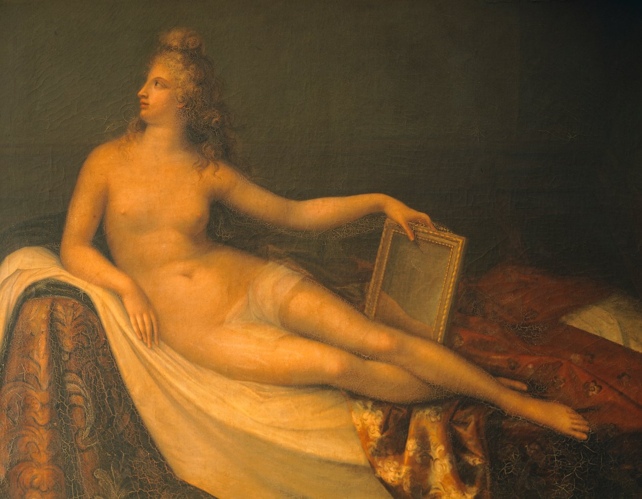 Venus med speil av Antonio Canova (1757-1822), olje på lerret av Antonio Canova