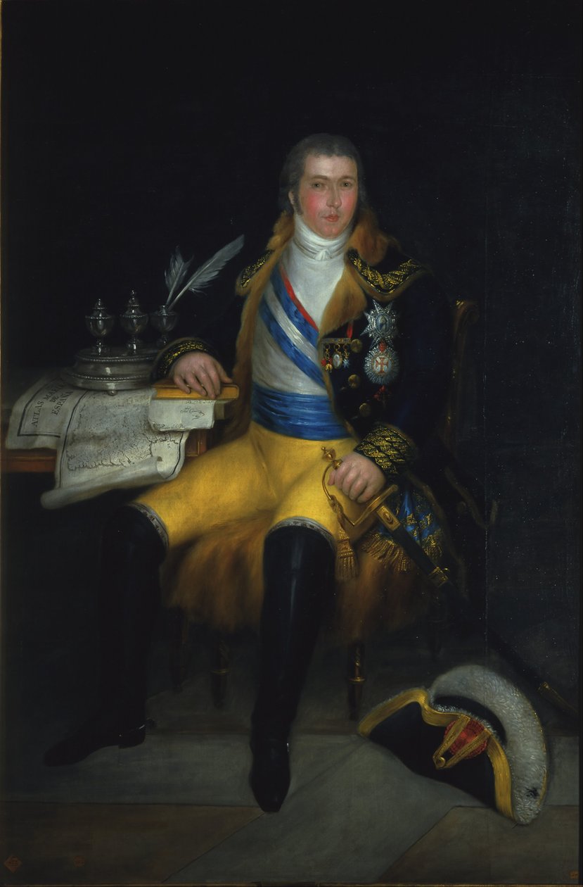 Portrett av Don Manuel Godoy av Antonio Carnicero