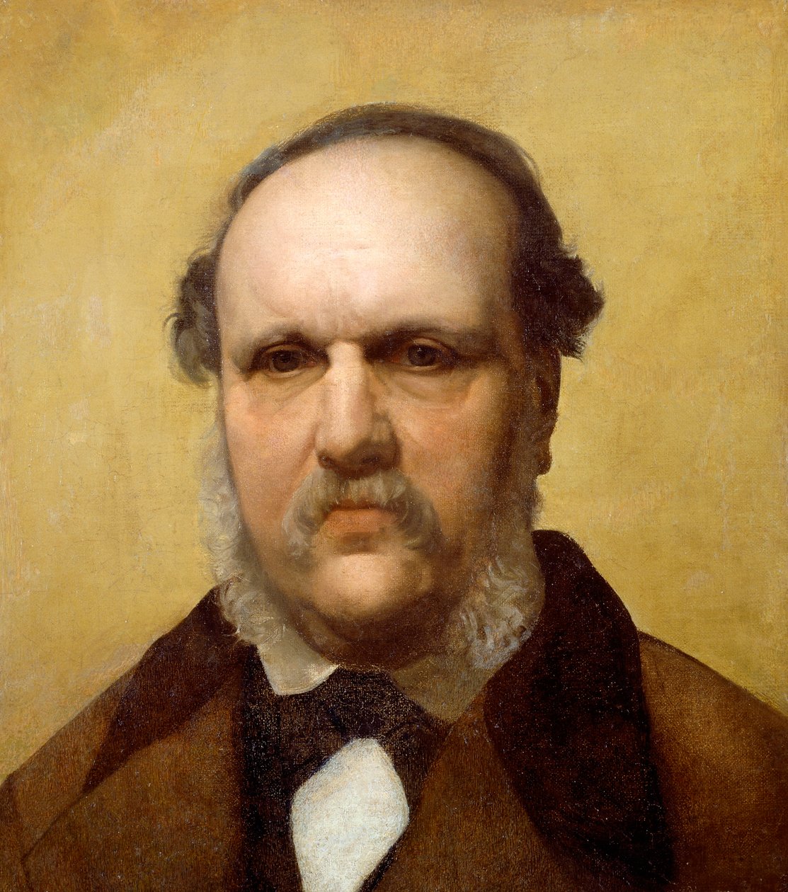 Portrett av Antonio Tommasi, halv byste av Antonio Ciseri (1821-1891), olje på lerret senere overført til tre, 44x40 cm, ca 1872 av Antonio Ciseri