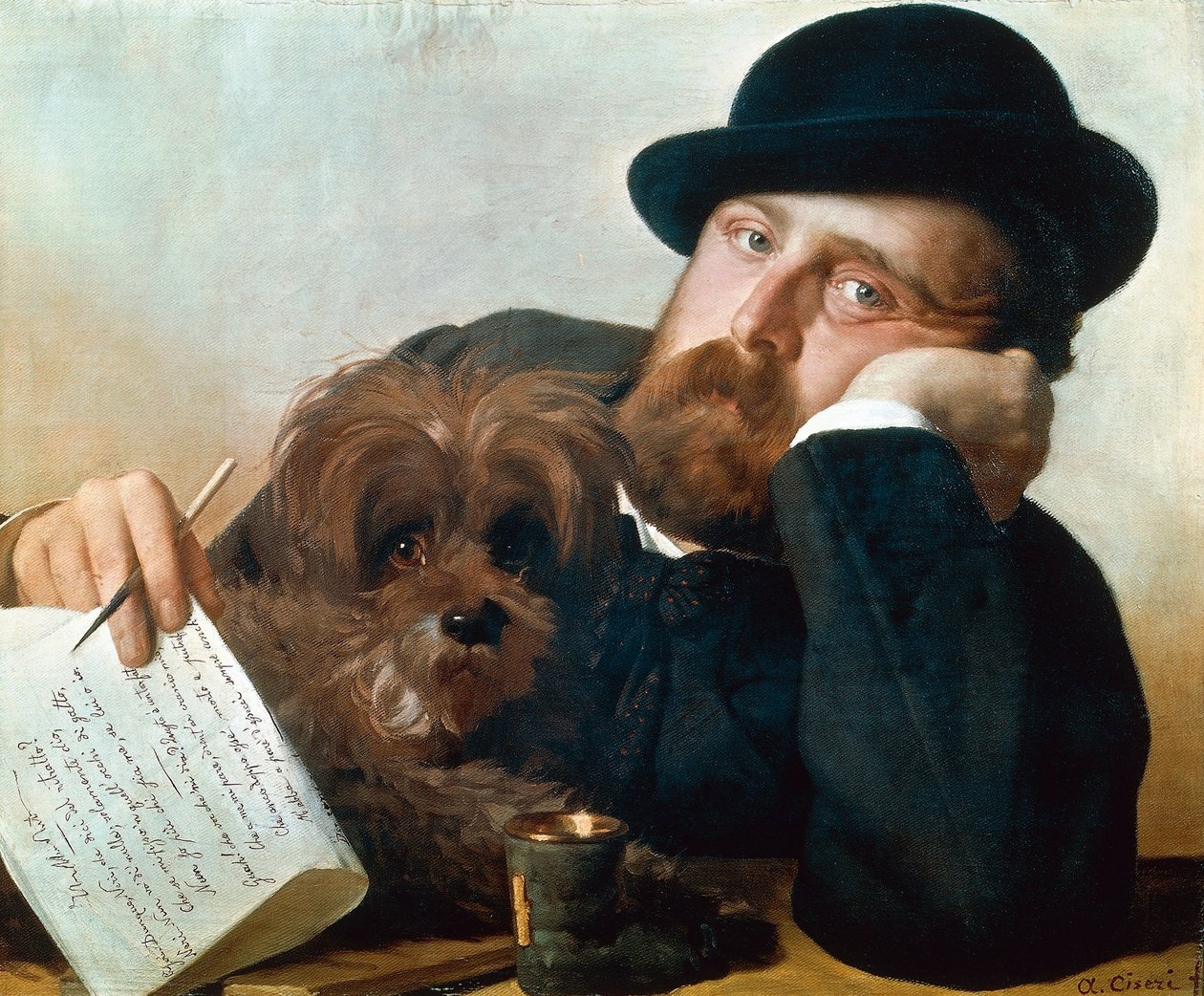 Portrett av Neri Tanfucio (Monterotondo av Antonio Ciseri