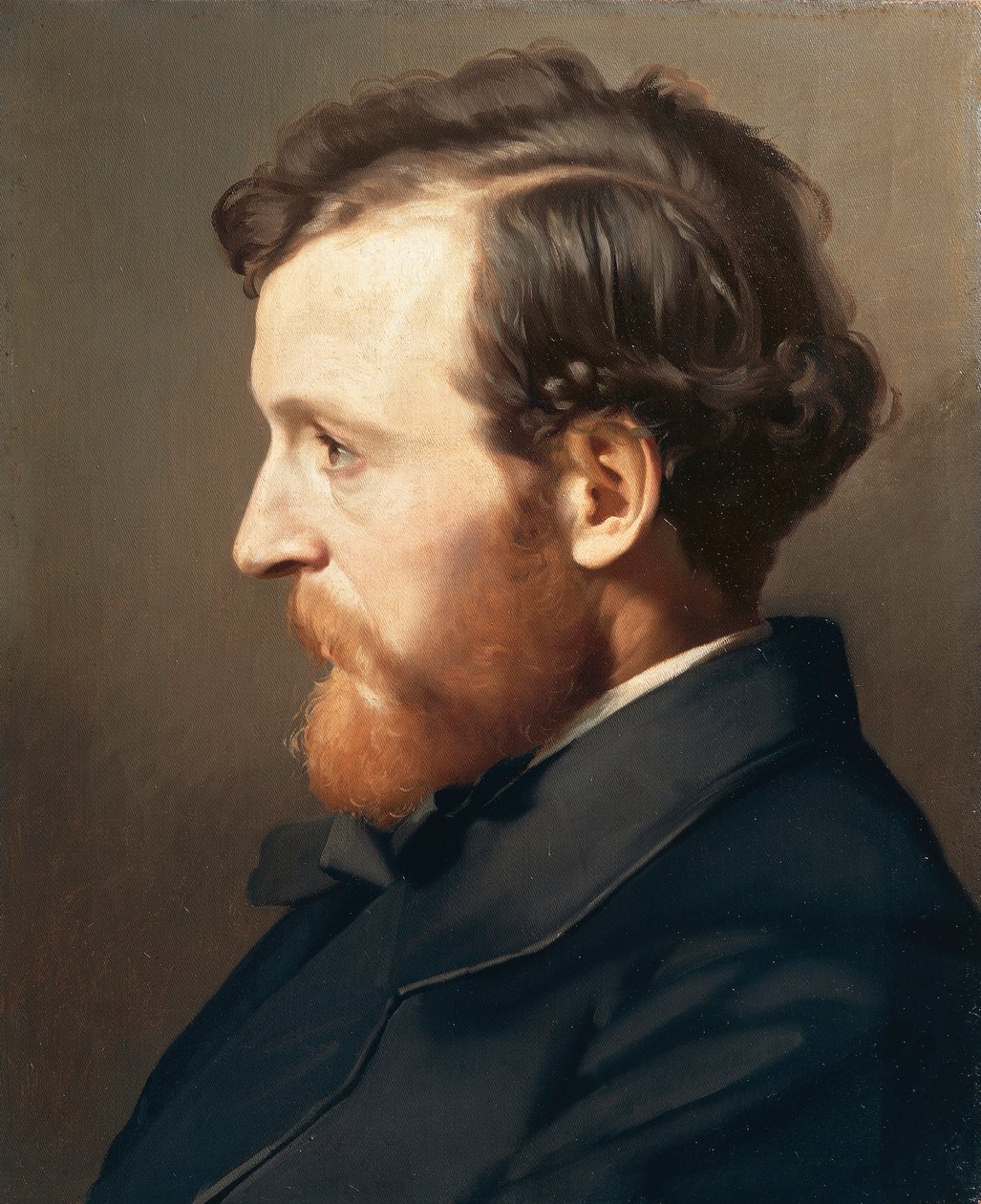 Portrett av Vincenzo Ciseri av Antonio Ciseri (1821-1891) av Antonio Ciseri