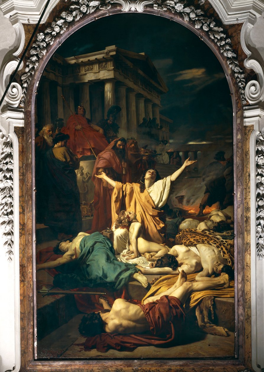 The Martyrdom of the Maccabei plager, av Antonio Ciseri av Antonio Ciseri