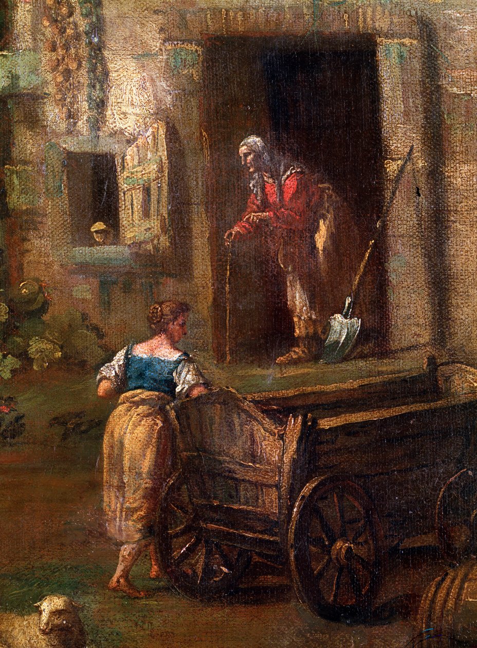 Italiensk landskapsdetalj, 1700-tallet av Antonio Diziani