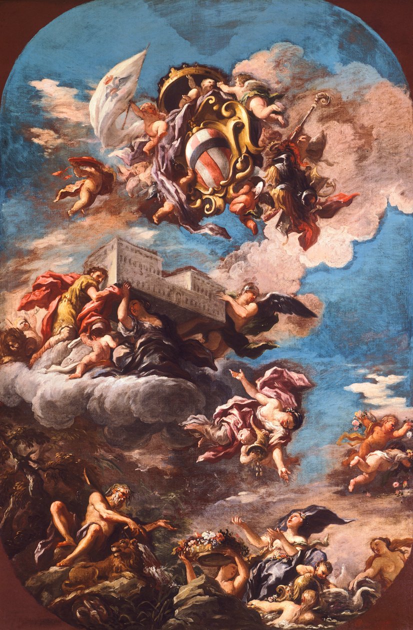 Glorifisering av Corsini-familien av Antonio Domenico Gabbiani
