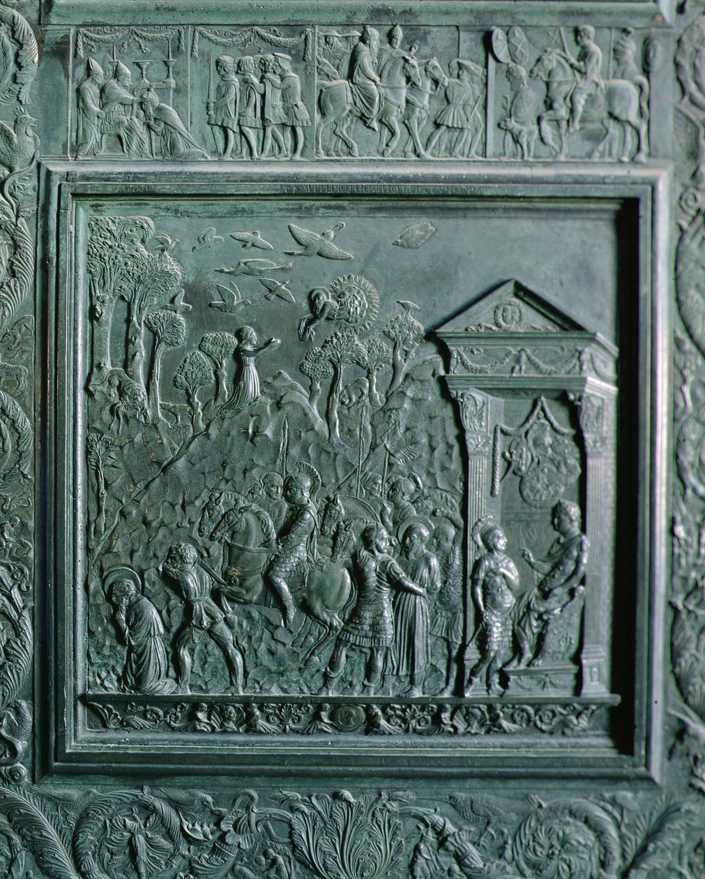 Halshuggingen av St Paul, detalj fra 