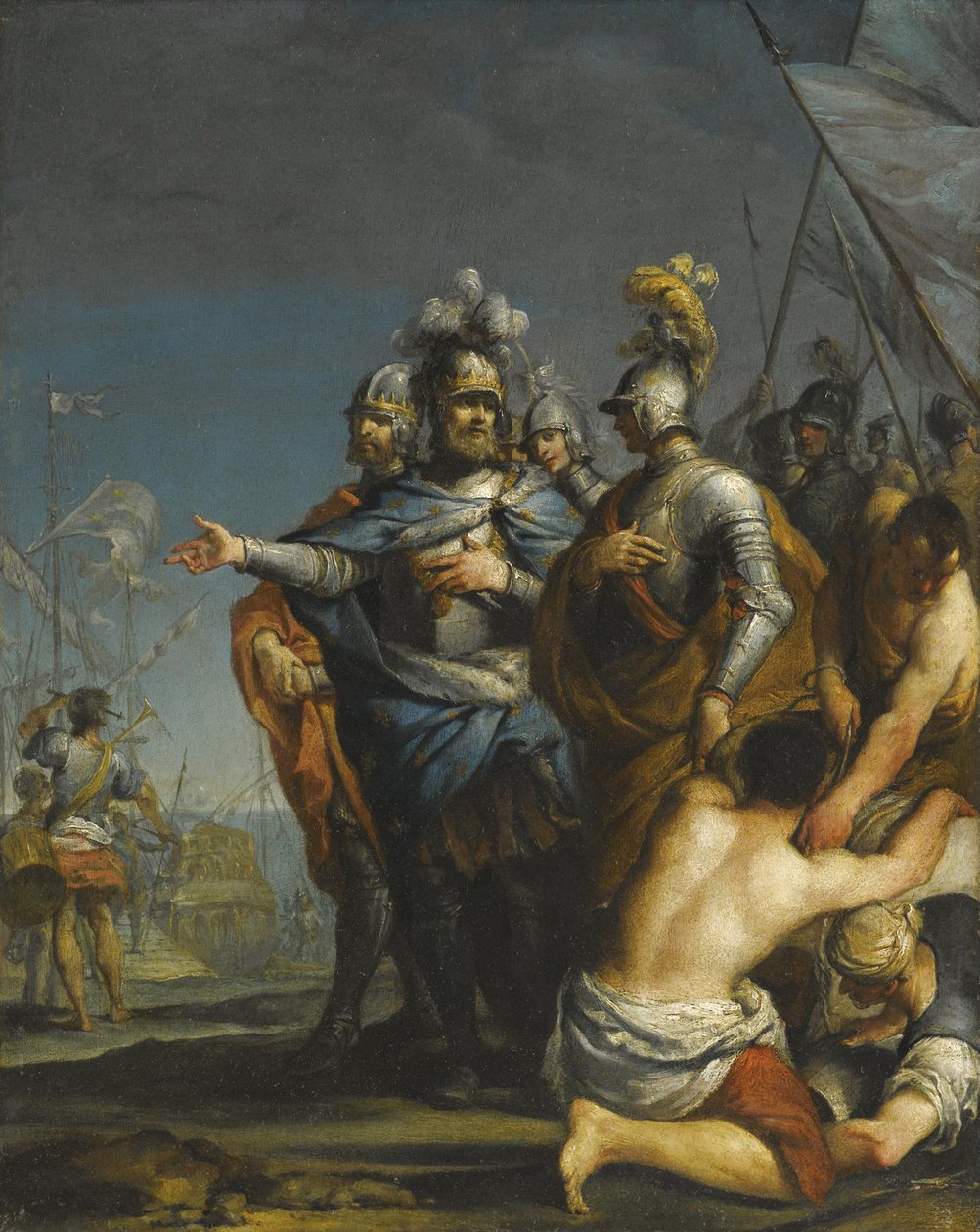 Saint Louis på vei til korstoget av Antonio Gionima
