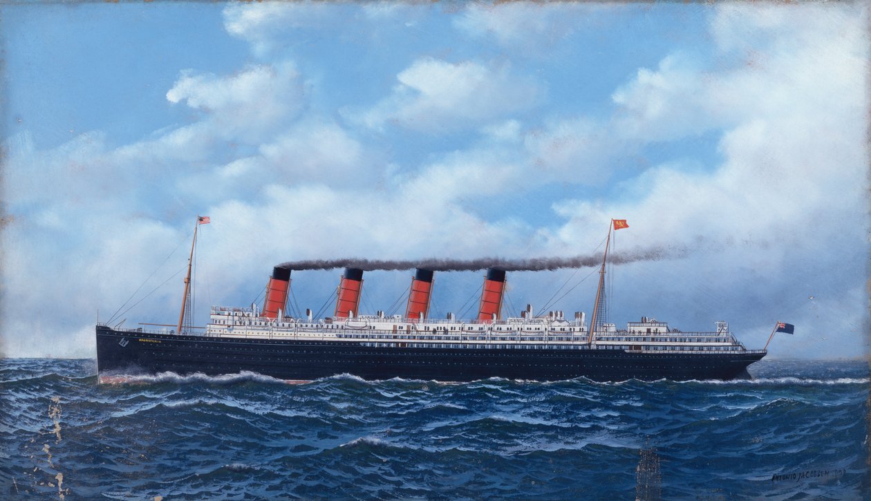 Cunard-lineren «Mauretania» av Antonio Jacobsen
