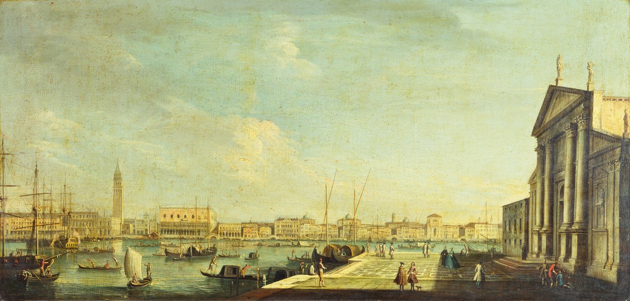 Bacino di San Marco, Venezia (olje på lerret) av Antonio Joli