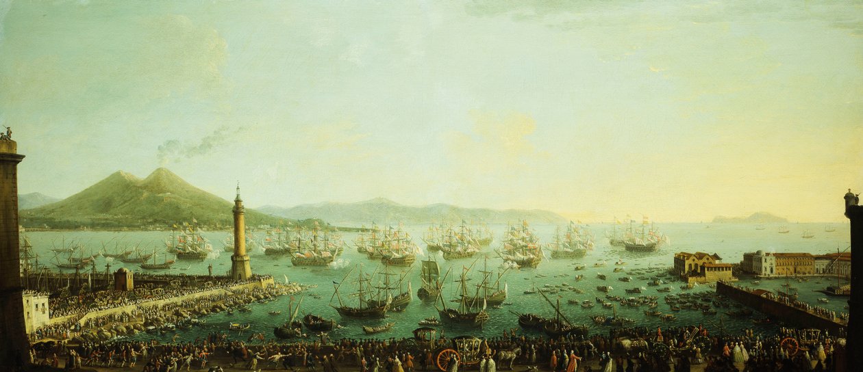 Innskipingen av kong Charles III fra Napoli, av Antonio Joli