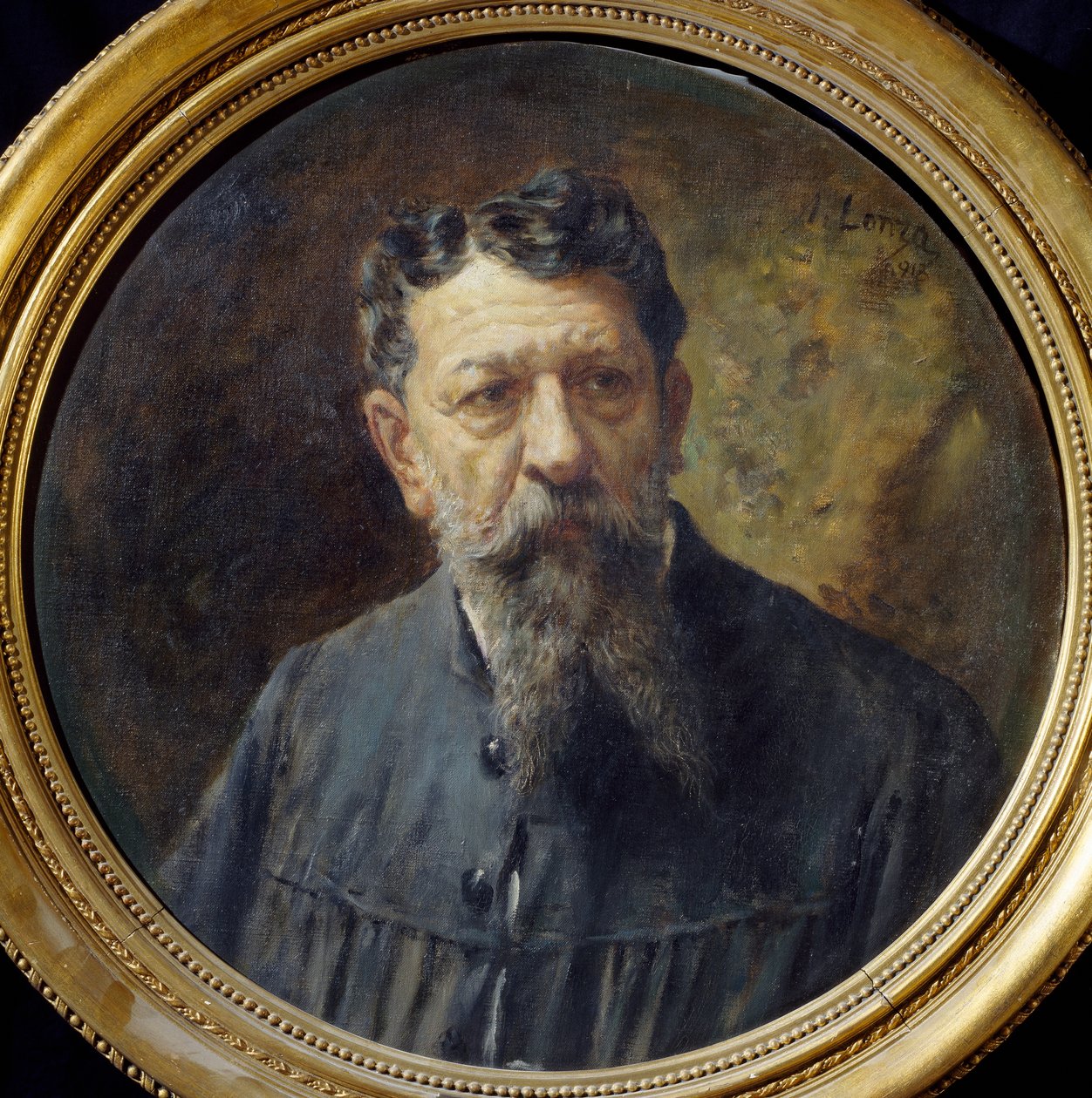 Portrett av maleren Scomparini, av Antonio Lonza (1846-1918) av Antonio Lonza