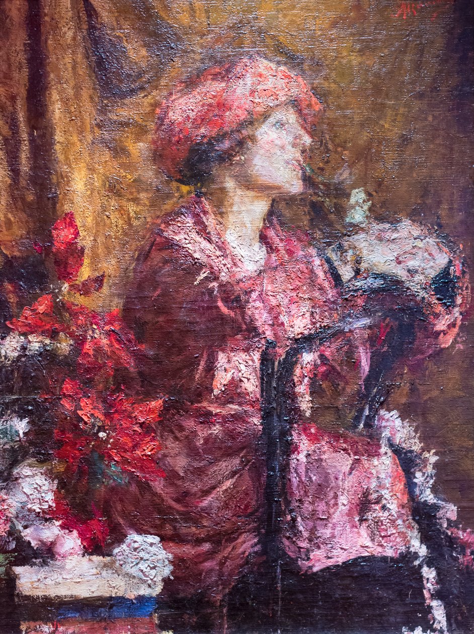Enrica i lilla av Antonio Mancini