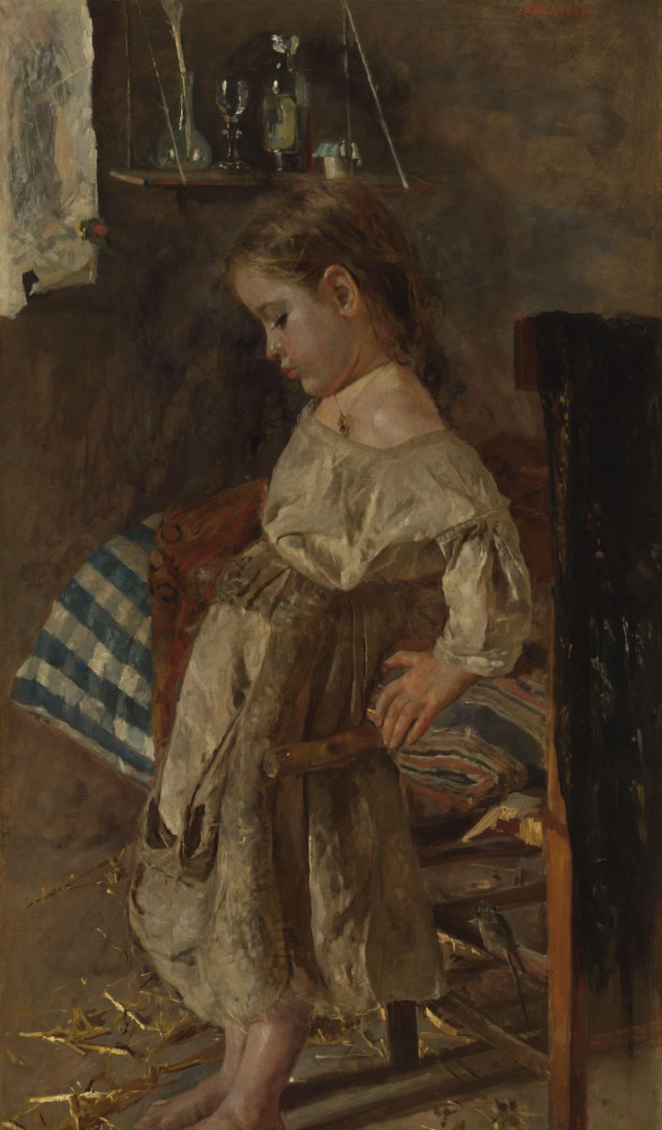 det stakkars barnet av Antonio Mancini