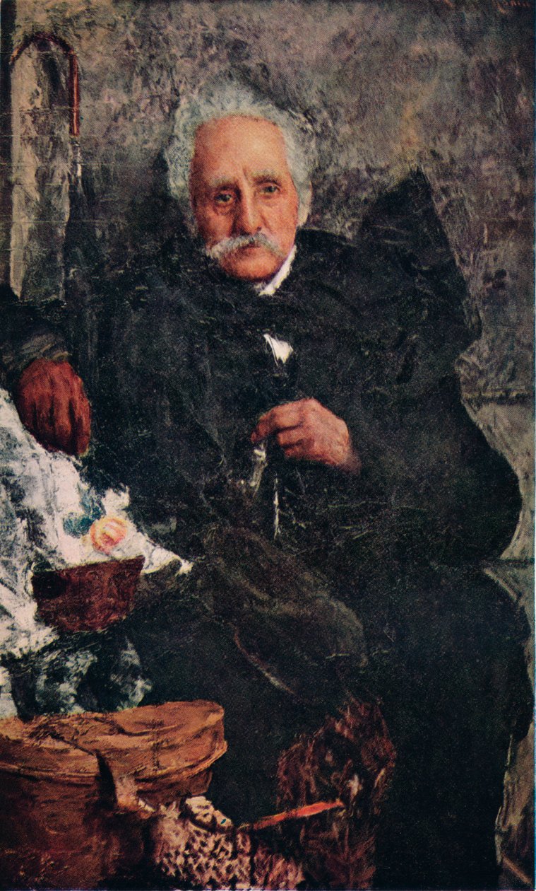 På reise, c1903 av Antonio Mancini