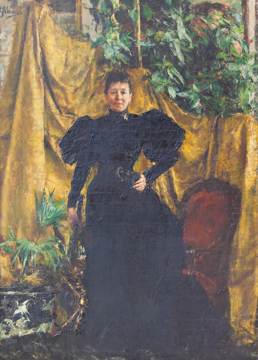 Portrett av Signora Pantaleoni av Antonio Mancini