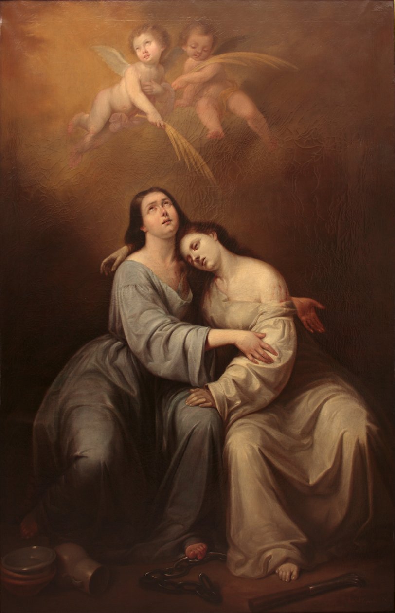 Saint Justa og Saint Rufina av Antonio María Esquivel
