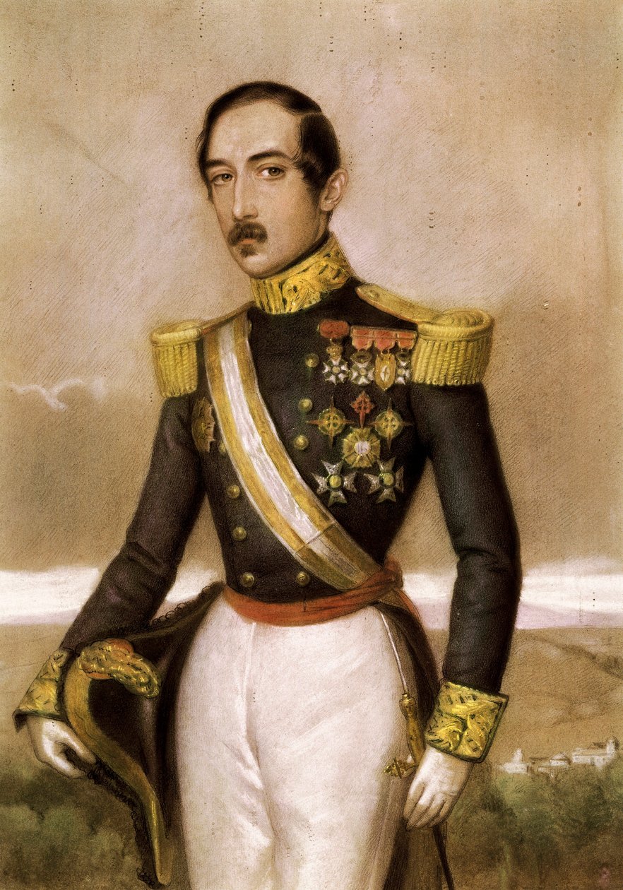 Portrett av militæret Manuel Gutierrez de la Concha e Irigoyen (1806-1874) av Antonio María Esquivel y Suárez de Urbina