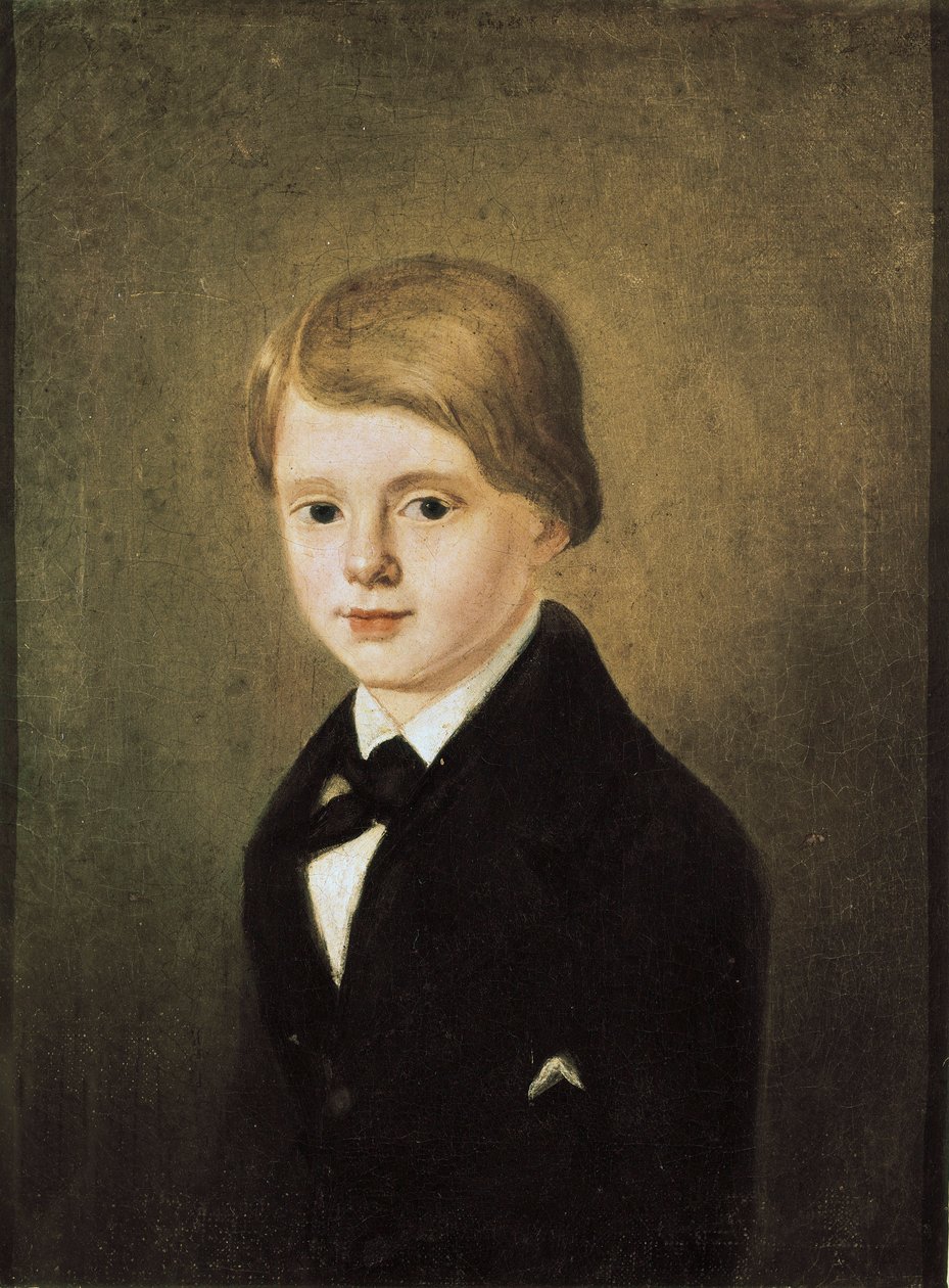 Portrett av unge Emilio CASTELAR (1832-1899) av Antonio María Esquivel y Suárez de Urbina