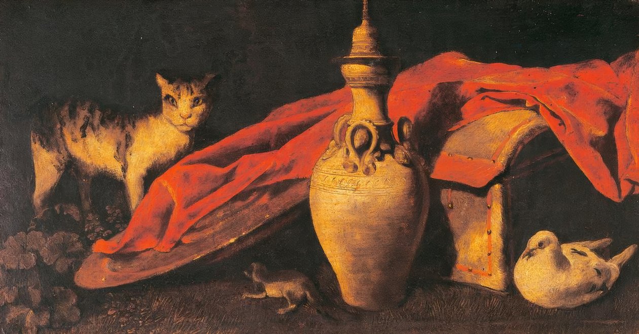 Stilleben med dyr av Antonio Maria Vassallo