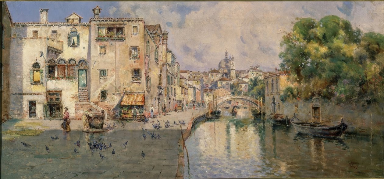 Utsikt over Venezia av Antonio Maria de Reyna Manescau