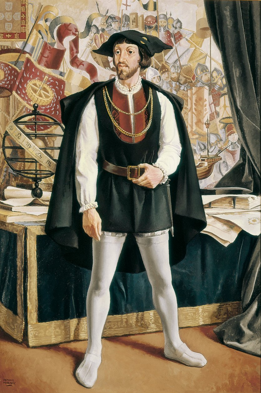 Portrett av Johannes II av Portugal av Antonio Menendez
