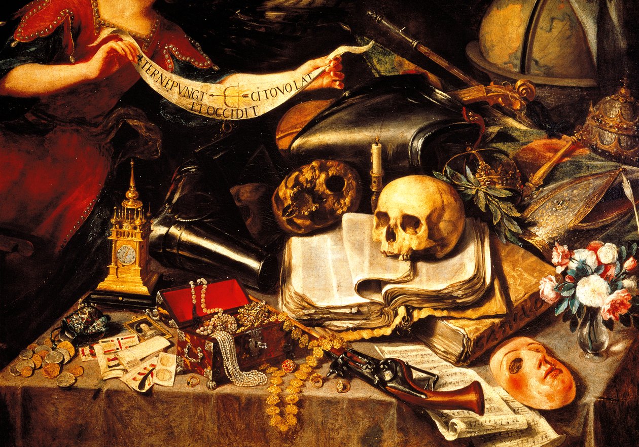 Livets opplysning, detalj av Antonio Pereda y Salgado